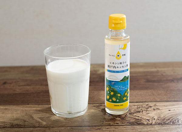 腸活ドリンクと瀬戸内エッセン酢