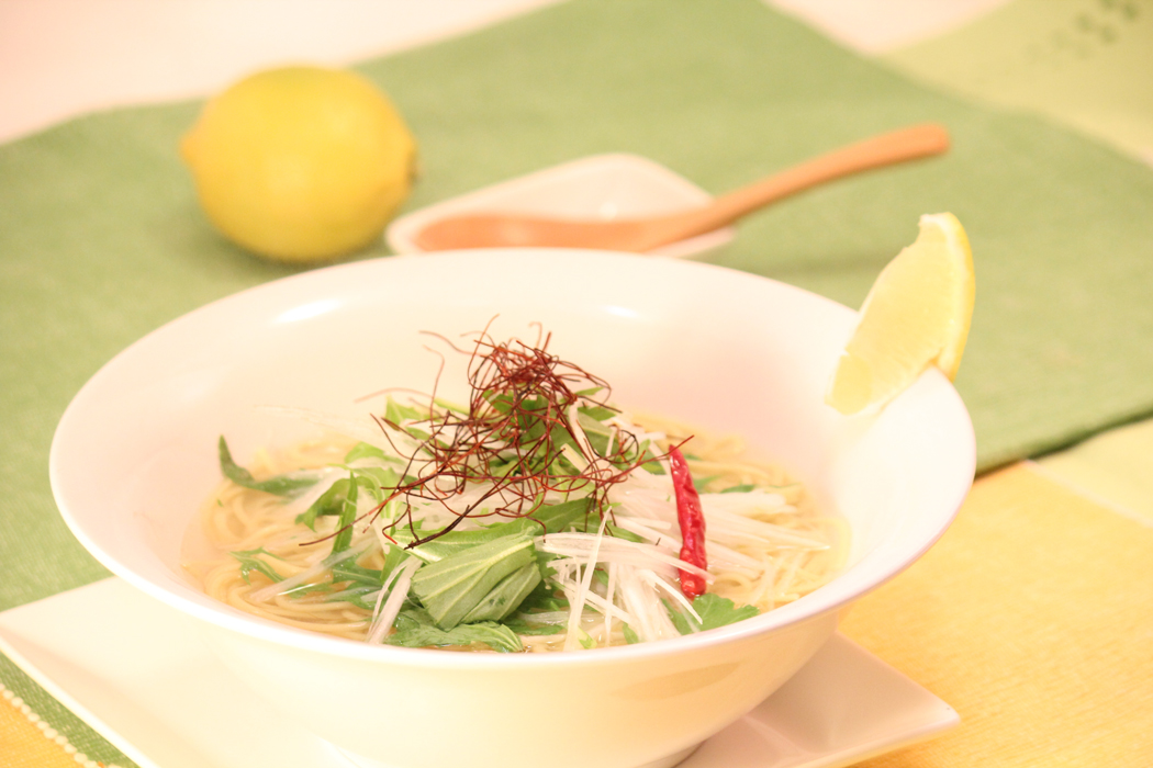 よしの味噌｜ラーメン調理イメージ　瀬戸内　潮風れもん　らーめん　２食入り